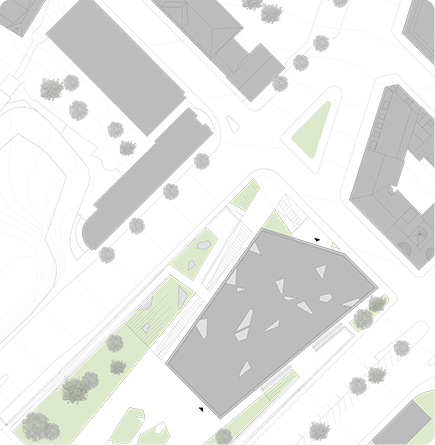 Outset Design Diaphragme Museum Extension Location Blueprint