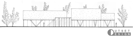 Outset Design Architecture Project La Pointe Blueprints elevation 2