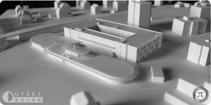 Outset Design Architecture Model 3D printed EMS photo 1