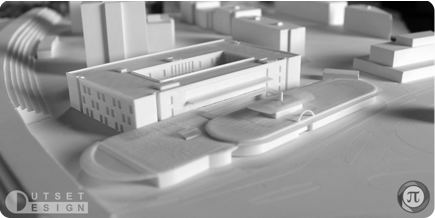 Outset Design Architecture Model 3D printed EMS photo 2