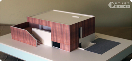 Outset Design Architecture Model foamboard photo 1