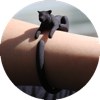 Outset Design link to Feline Cat bracelet bangle buy order shapeways shop